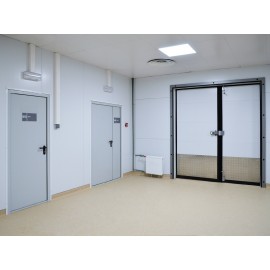 Дверь промышленная распашная двустворчатая для охлаждаемых помещений серии IDH2-1
